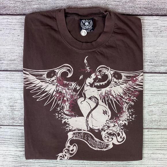 Y2k Hart & Huntington Tattoo Shop T-shirt - Picture 1 of 5